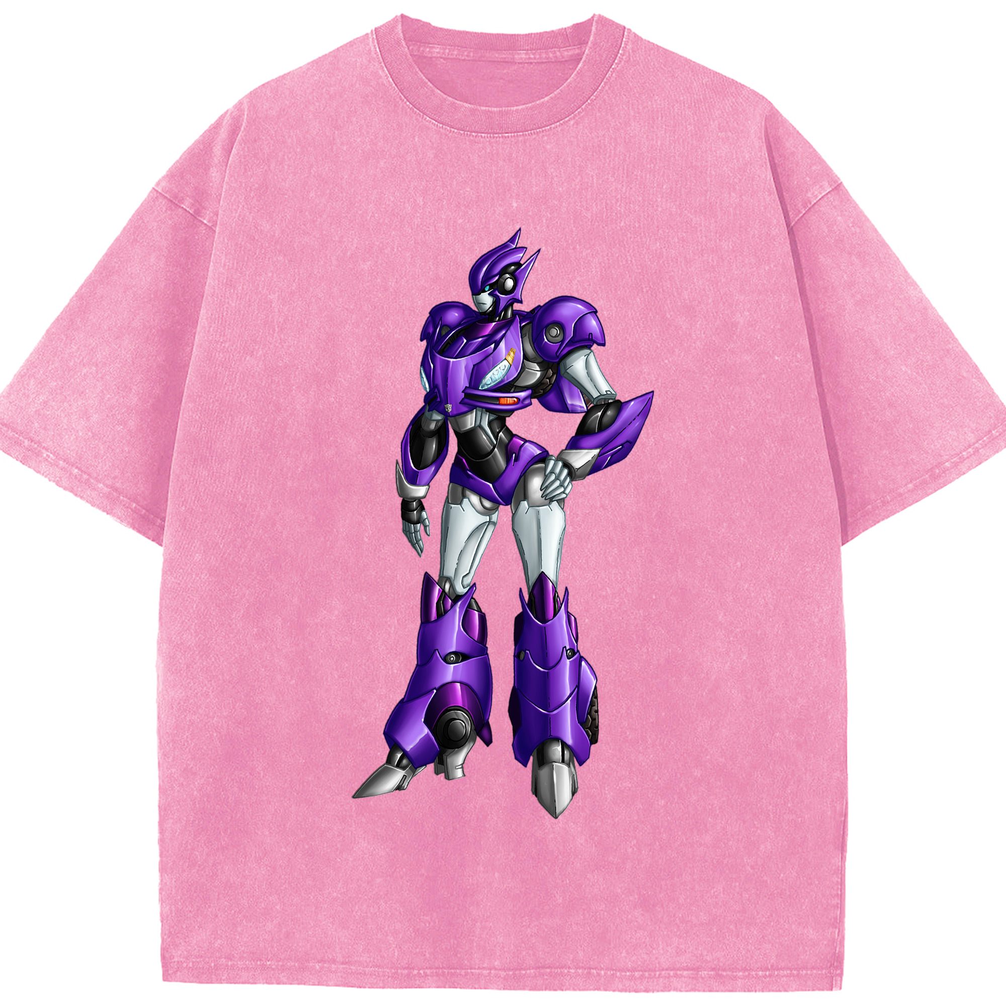 （画像用）  綿100% ヴィンテージ風 半袖Tシャツ（フロントプリント）